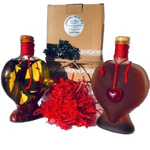 NWT Oil & Vinegar Set Cruet Italy Gift Box Wedding